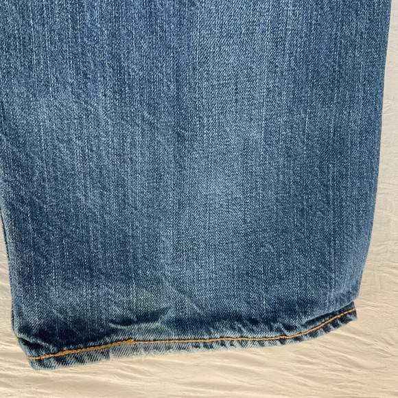 Levi’s 501 Jeans Mid-Blue 100% Cotton Denim Button Fly 34 x 34 - Picture 11 of 15